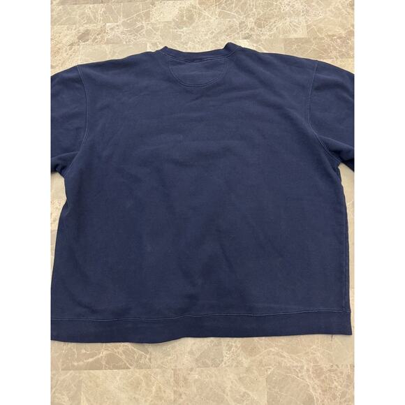 Vintage NFL New England Patriots Sweatshirt Large Blue 2004 AFC Champions - Picture 8 of 11